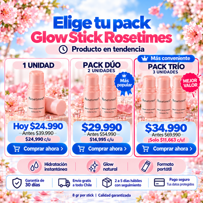 Elige tu pack: 1 unidad $24.990, Pack Dúo $29.990 ($14.995 c/u), Pack Trío $34.990 ($11.663 c/u)